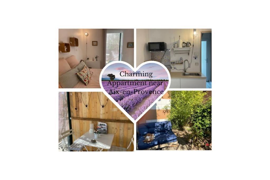 Charming Studio To Venelles 10 Minutes From Aix Exterior photo